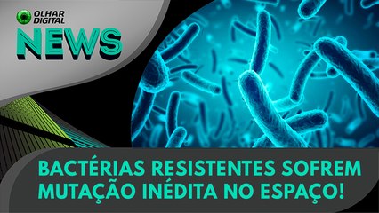 Bactérias resistentes sofrem mutação inédita no espaço! | 24/04/2024 | #OlharDigital