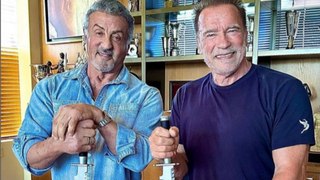 Arnold Schwarzenegger y Sylvester Stallone competían por el nivel de grasa y muertes