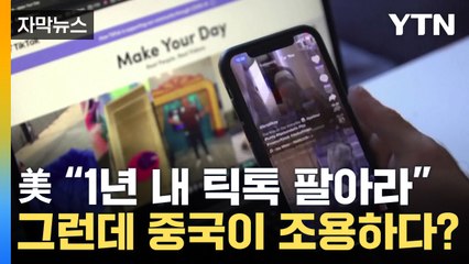 [자막뉴스] 美 '틱톡 강제 매각법' 통과...그런데 중국이 조용하다? / YTN