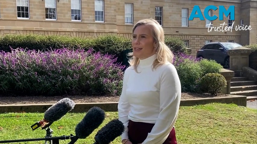 Tasmanian independent MP Kristie Johnston says she’ll provide confidence and supply on "merit”. Video via AAP