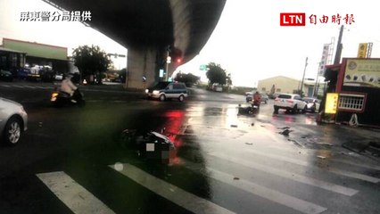 又是酒駕！屏東萬丹男24日追撞5車釀1死5傷 69歲嬤快到家遭撞死（屏東警分局提供）