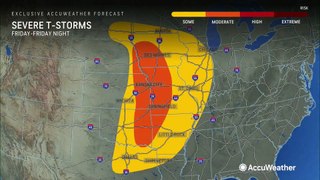 Rounds of severe storms on the way for the middle of the country