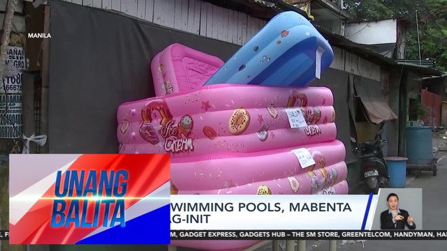 Inflatable swimming pools, mabenta ngayong tag-init | UB
