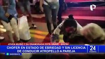 Breña: bus de transporte público atropella a pareja de novios y termina matando al enamorado