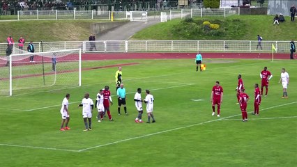 MOMENT: Macron scores penalty in charity football match