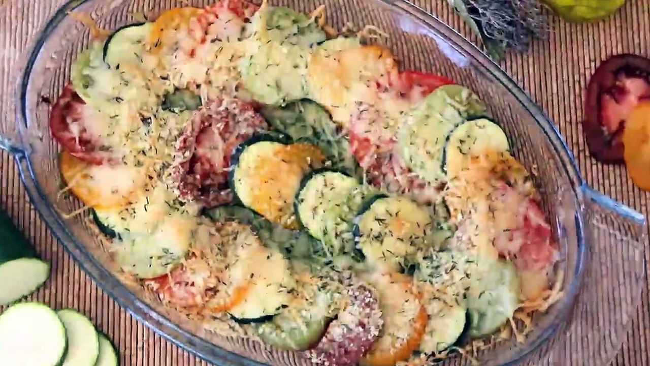 Gratin courgette et tomate