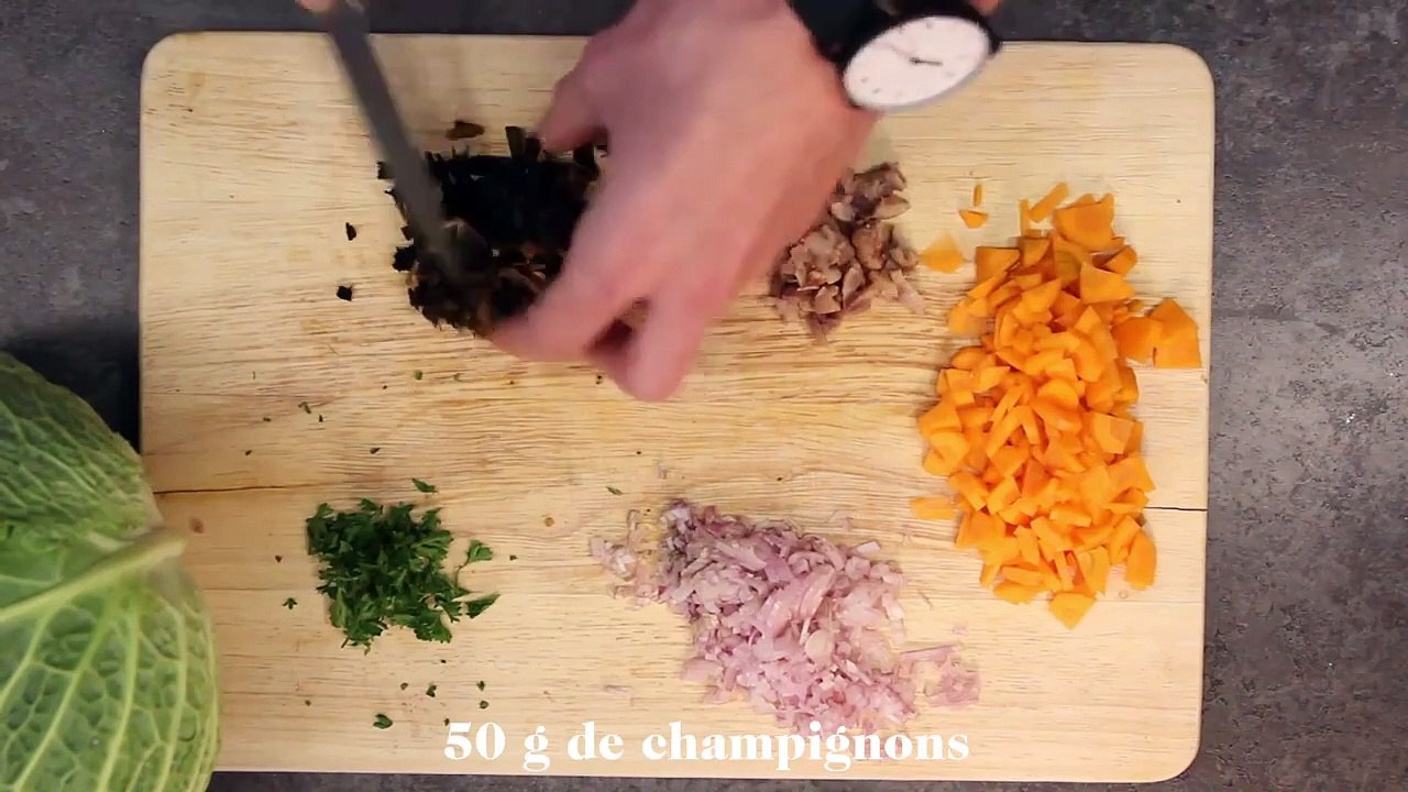 Dômes de choux farcis