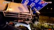國3台南東山服務區段小貨車撞大型路牌 駕駛受傷、女乘客死亡（民眾/警方提供）