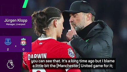 Klopp admits Liverpool have a goal-scoring problem after derby defeat