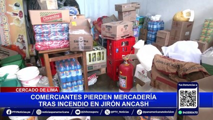 Edificio donde se registró incendio en el Cercado de Lima contaba con tres multas
