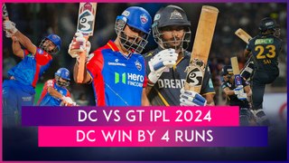 DC vs GT IPL 2024 Stat Highlights: Delhi Capitals Beat Gujarat Titans By Four Runs