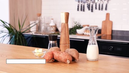 Purée de patates douces