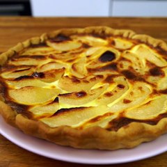 Tarte aux poires Williams carré