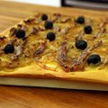 Pissaladière à l'anchois carré