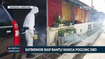 Satbrimob Lampung Siap Bantu Warga Fogging Cegah Penyebaran DBD