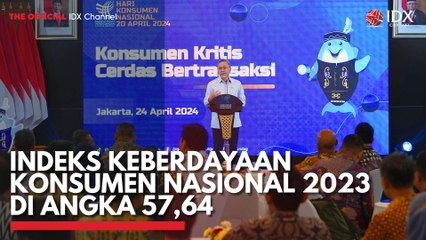 Indeks Keberdayaan Konsumen Nasional 2023 di Angka 57,64