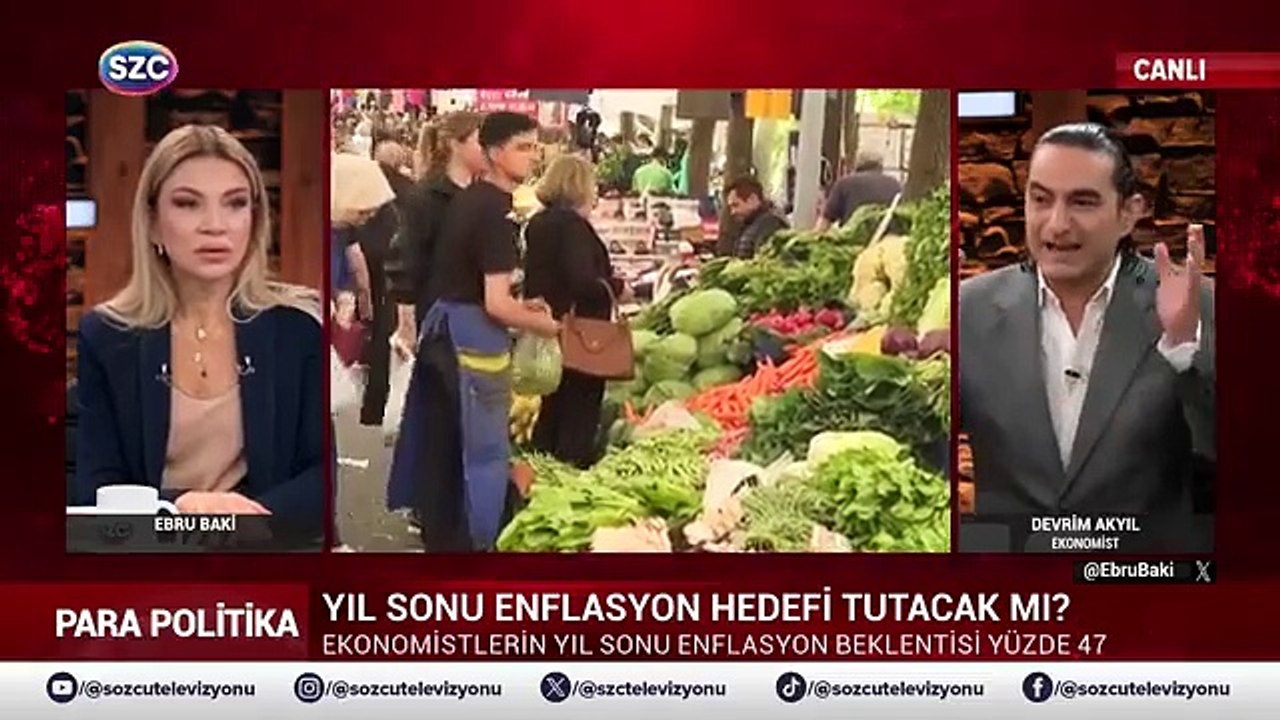Canlı yayında ekonomi gerginliği: AK Parti'nin etkisinde kalmışsın
