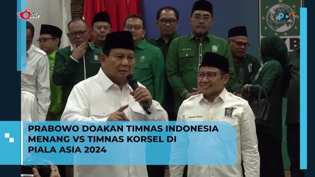 Laga Timnas Indonesia vs Timnas Korsel di Piala Asia 2024, Prabowo Doakan Menang