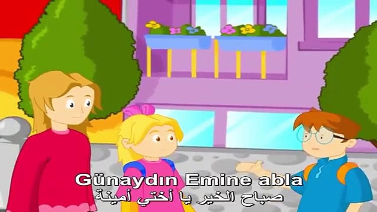 تعلم اللغة التركية من كرتون الاطفال A1_ سلسلة ا...
