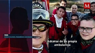 Amigos y familiares rinden emotivo homenaje al paramédico asesinado en Guanajuato