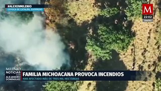 Habitantes de Coyuca de Catalán, Guerrero, denuncian incendios forestales provocados por criminales