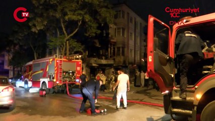 Bakkal dükkanında yangın Dairelere sıçradı!