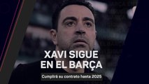 Xavi se queda en el Barça