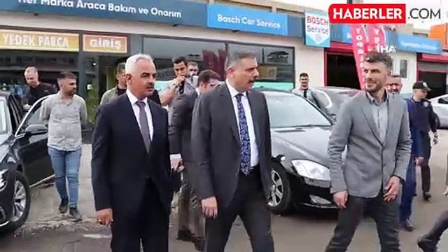 Vali Çiftçi esnafın derdini dinledi