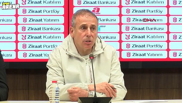 Trabzonspor teknik direktörü Abdullah Avcı: Finale çıkmak için avantajlıyız