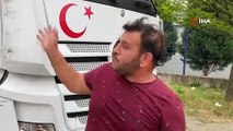 Ukraynalı tırcı, park halindeki tıra çarpınca alkollü olduğu ortaya çıktı