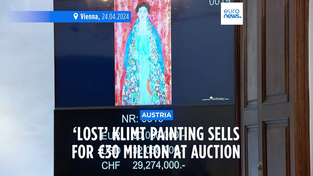 Lost portrait by Gustav Klimt sold for €30 million at auction in Vienna