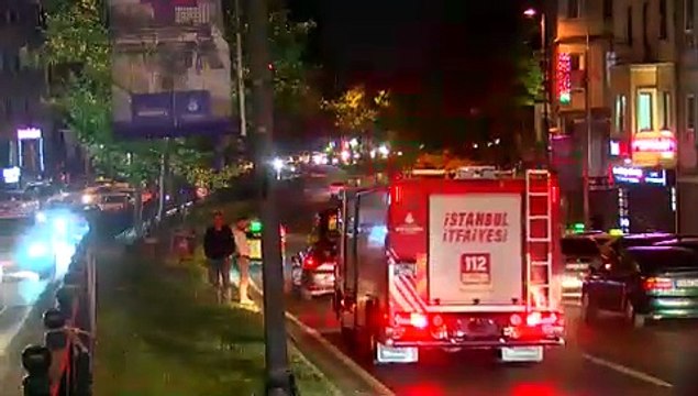 Polis çevirmesinde sinir krizi geçirip, aracını ateşe verdi