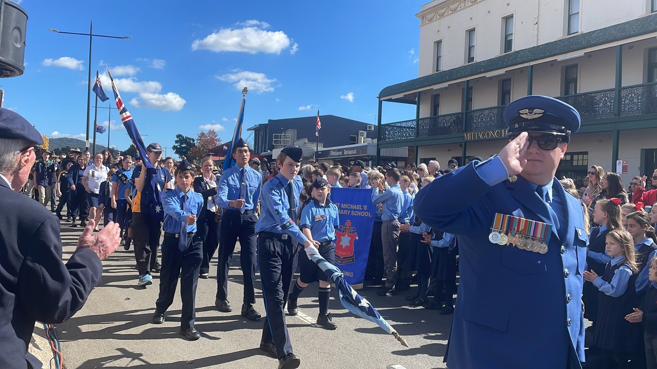 Mitagong's main Anzac Day service
