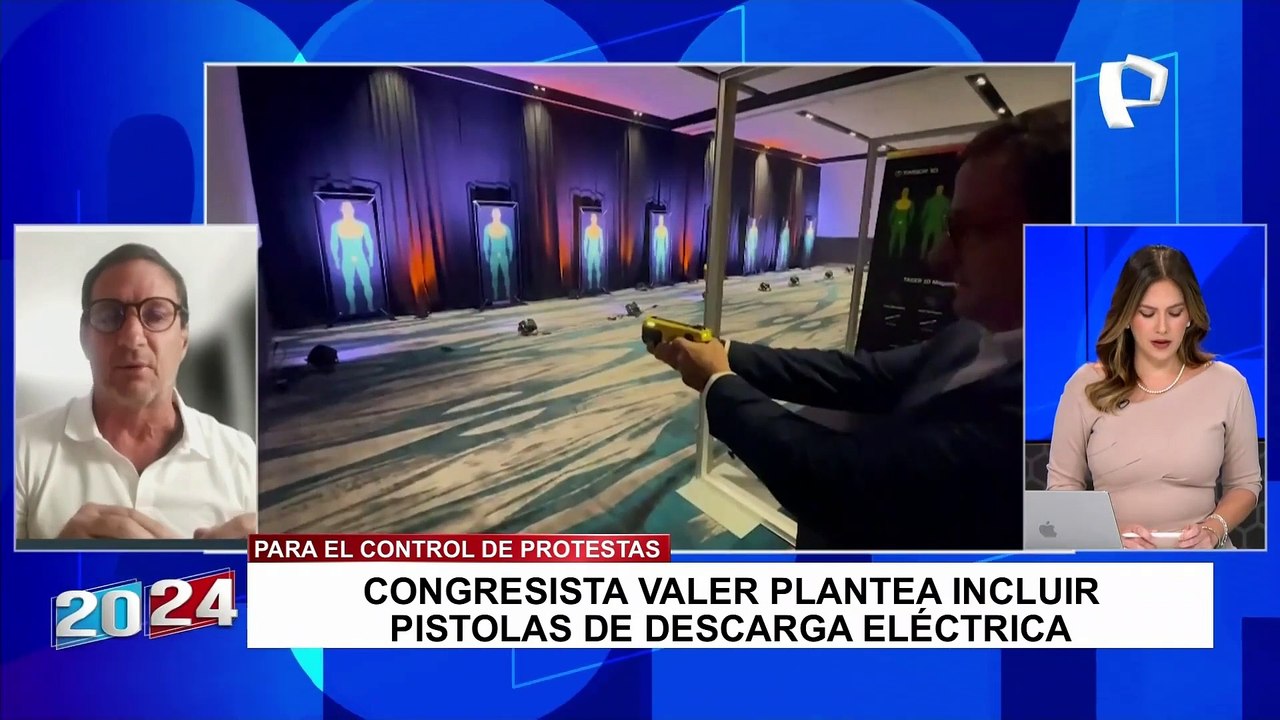 Renzo Reggiardo a favor de armas no letales: “Se reduce a las personas sin que pierdan la vida”