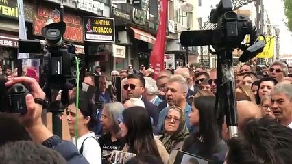 Özgür Özel, tren kazası eylemine katıldı