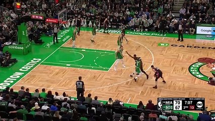 Adebayo throws down Herro's perfect lob