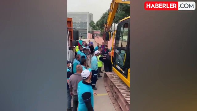 Kocaeli ve İzmit belediyelerinin işçileri birbirine girdi! Belediye başkanı görüntüleri paylaşıp isyan etti