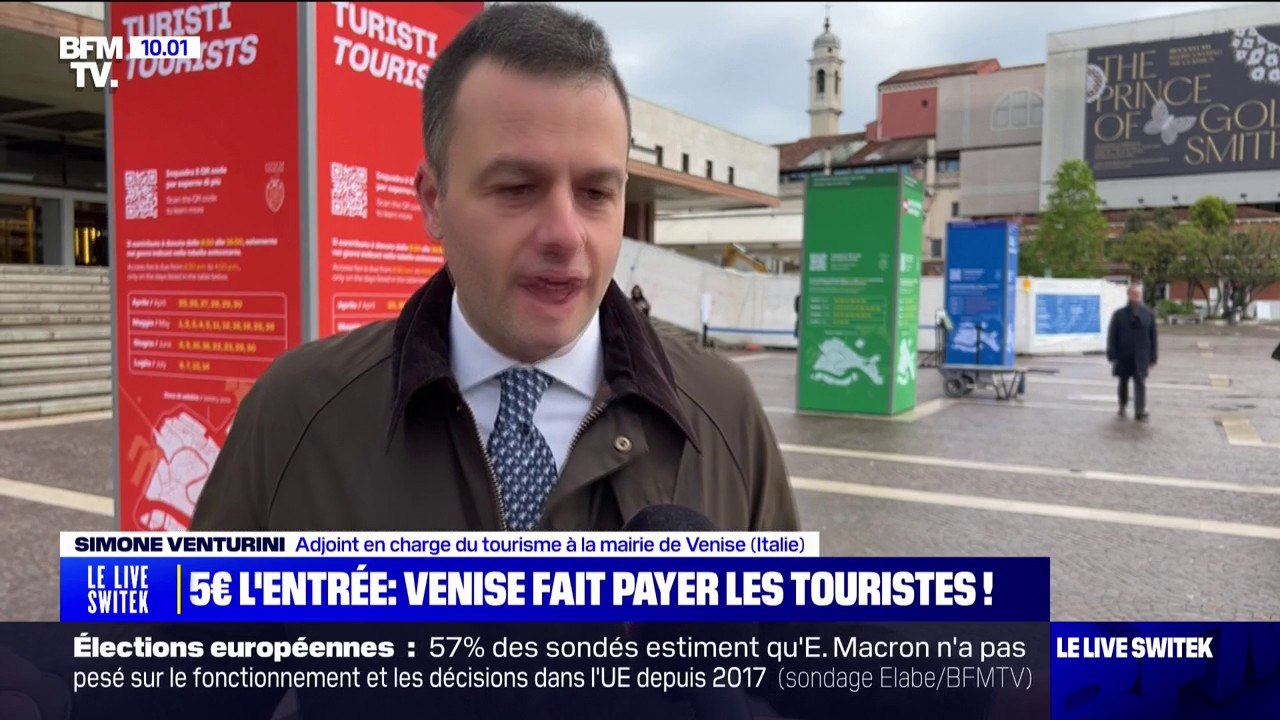 "C'est un moyen de décourager le tourisme de masse à Venise": les touristes devront débourser 5€ pour visiter la cité des Doges