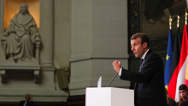 EN DIRECT - Le discours de Macron sur les enjeux Européens à la Sorbonne