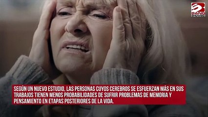 Los trabajos exigentes pueden prevenir la demencia