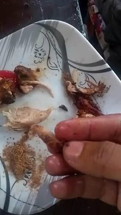 I eating chicken at hotel | my another vlogs