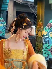 Chinese traditional beautiful dress.