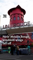 Paris' Moulin Rouge windmill wings fall off