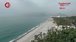 Antalya 2 gündür toz bulutu altında
