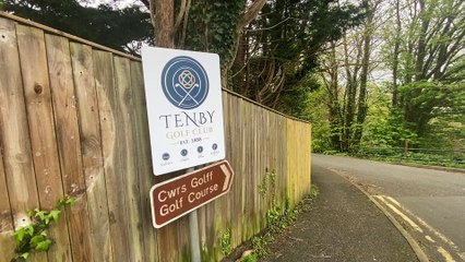 Work underway to save Tenby 's historic golf course from further erosion