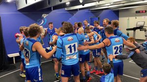 Elated Two Blues belt out their song for the first time