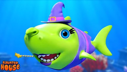 Halloween Baby Shark Song, Scary Nursery Rhymes and Halloween Music for Kids