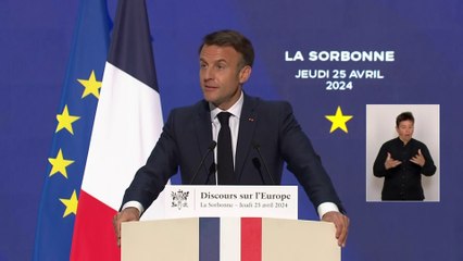 Macron : "Depuis 7 ans, l’Europe a commencé à sortir de cette naïveté technologique et industrielle"