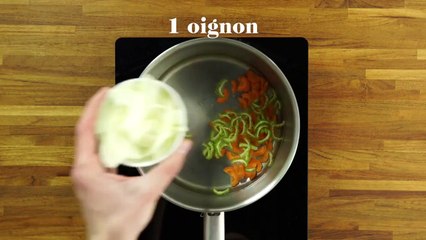 Soupe de légumes variés