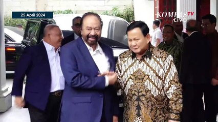 Momen Prabowo dan Ketum NasDem Surya Paloh Bertemu di Kertanegara Pasca Penetapan KPU